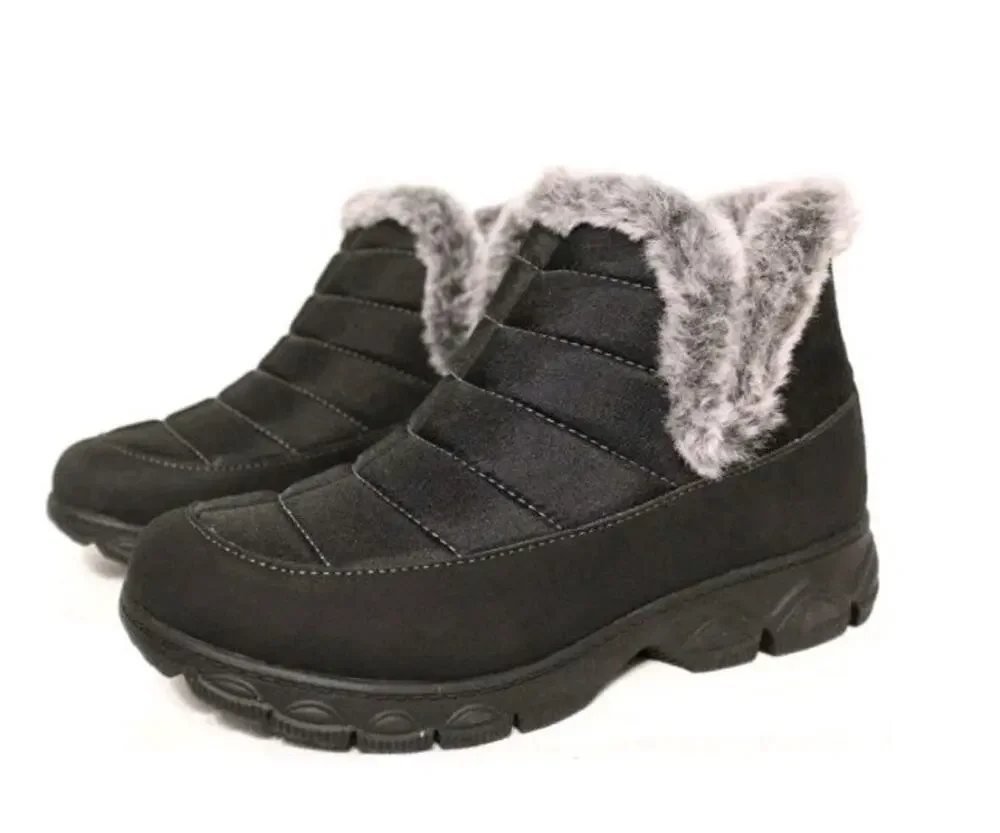 JBU by Jambu Women's Granite All Terra Traction Ankle Boots Black Size 7.5M US